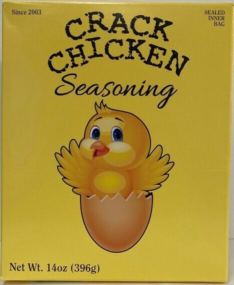 A box of Crack Chicken seasoning